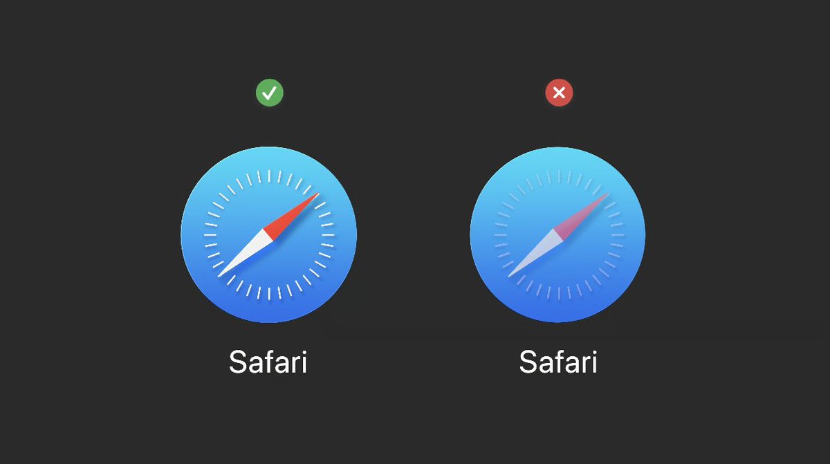 app icon transparency